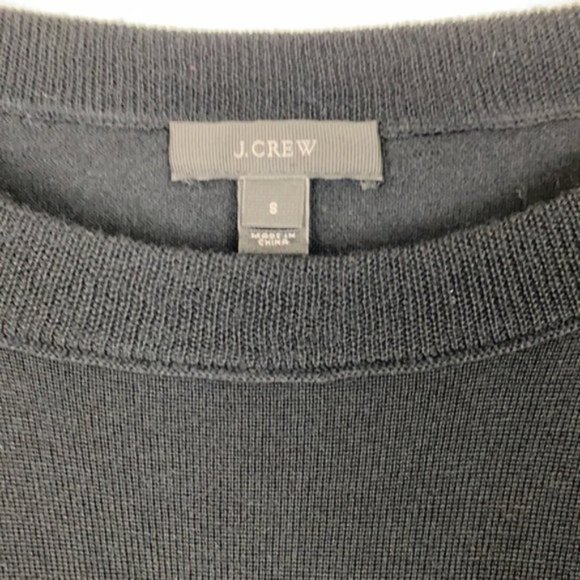 J.Crew S Tippi Sweater Black Merino Wool - Picture 3 of 12